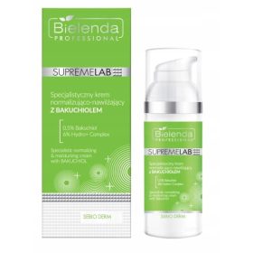    Bielenda Professional SupremeLab Sebio Derm 50 SPF crema de fata zi si noapte impotriva imperfectiunilor 50 ml