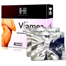   Viamea - Capsule Naturale pentru Intensificarea Libidoului și a Plăcerii Intime pentru Femei, 4 Capsule