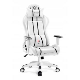    Scaune de gaming Diablo Chairs X-One 2.0, piele ecologica alba