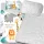  Set lenjerie de pat Detexpol 90 x 120 cm nuante de albastru