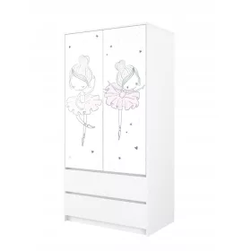  Dulap Baby boo 90 x 180 x 55 cm alb