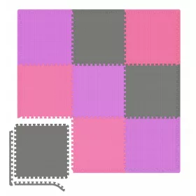    Covoraș de exerciții Hop-Sport 180 cm x 180 cm, multicolor