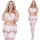  Stripants albi senzuali, ciorapi DANTELI LATI, jartiere PLUS SIZE