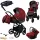  Carucior BabyLux Axel Plum 4in1