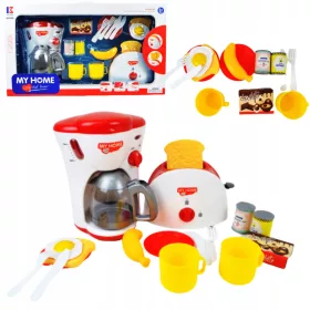    SET MARE DE UTILIZARE, COPII, MAȘINĂ DE CAFEA + prăjitor de pâine