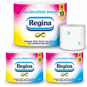  Hartie igienica fara parfum Regina 4 buc.