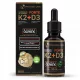 Vitamina K2 MK-7 + D3 în Picături 30ml de la Progress Labs - Fără Conservanți