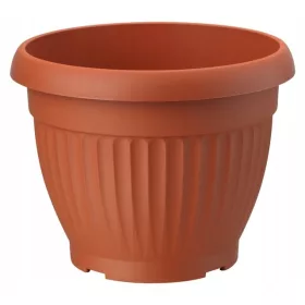    Form-ghiveci din plastic 40 cm x 40 x 31 cm diametru 40 cm plastic nuante de portocaliu