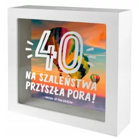    Un cadou pentru aniversarea a 40 de ani - o pușculiță FOR CRAZY