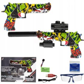    SAFE gun pușcă automată GEL BALLS + Sticker pentru cărți, benzi desenate Sklep_lolki