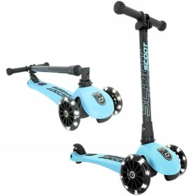    Trotineta cu trei roți Scoot & Ride Highwaykick 3 LED blueberry