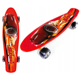  Skateboard FISZKA cu roți largi, moi, CARS