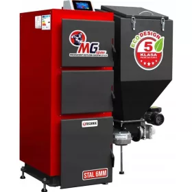    Cuptor din oțel sudat MG pentru cărbune eco-mazăre, 19 kW