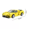 Cuburi CaDA Vehicul cu telecomandă Mașină de curse EVO Mașină de curse + Durabil Lotus Evija RC Dual Mode 597 el