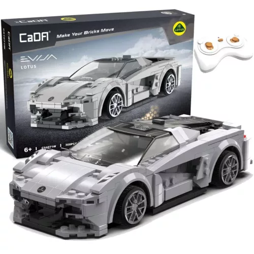 Cuburi CaDA Vehicul cu telecomandă Mașină de curse EVO Mașină de curse + Durabil Lotus Evija RC Dual Mode 597 el