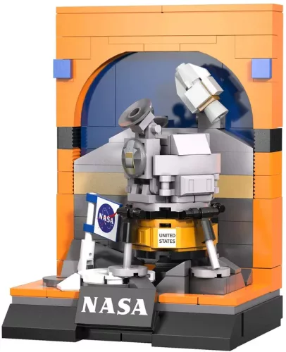 Set de blocuri spațiale mari CaDA NASA Exhibition 1182 articole