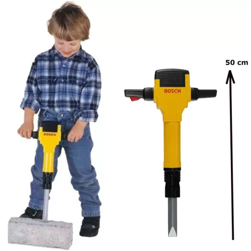 Ciocan pneumatic de jucărie și accesorii cu cască Bosch