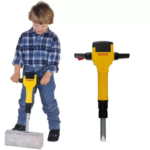 Ciocan pneumatic de jucărie și accesorii cu cască Bosch