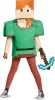 Set costum Minecraft, deghizare, costum de carnaval armura diamant 127-136 cm (7-8 ani) + kg armă Târnăcop 41 cm