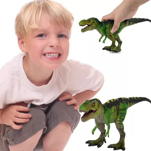 OUTLET Dino Tyrannosaurus T-rex figură mare de dinozaur mobil 27 cm - produs defect
