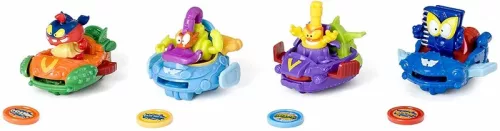 Set BlasterJet Super Zings Seria 4 cu figurină SuperZings + joc de cărți Top Trumps