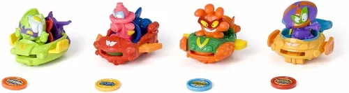 Set BlasterJet Super Zings Seria 4 cu figurină SuperZings + joc de cărți Top Trumps