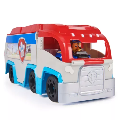 Psi Patrol Rescue Wheels Patroller Patrol + Chase în mașină + 6 vehicule cu figurine Pup Squad Racers