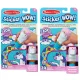 Melissa & Doug - 2 carti Unicorn cu stampila si 300 de autocolante