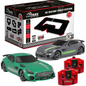   Pista de curse endoTRAX Master cu 2 vehicule Mercedes AMG GT R PRO RC