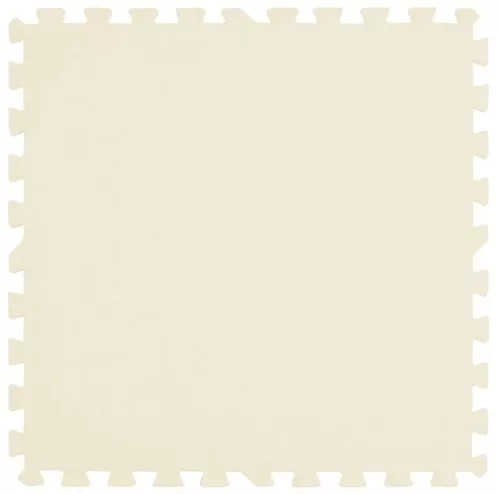 Covoraș din spumă Humbi 120x120 Puzzle mare spumă rezistent la apă 4 buc crem / bej închis