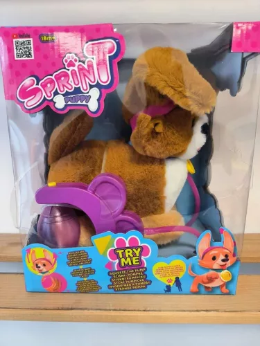 OUTLET TM Toys Sprint Puppy Interactive Corgi Câine latră în lesă AMBALAJ DETERMINAT